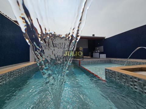 🏡✨ Casa Nova de Alto Padrão à Venda no Jardim Jamaica – Itanhaém/SP | 3 Suítes, Piscina 🏊‍♂️ e Churrasqueira 🔥