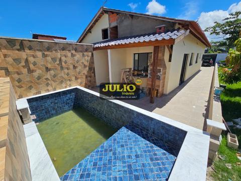 Casa à venda em Itanhaém, Baln Tupy, com 3 quartos, com 83 m²