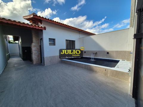 Casa à venda em Mongaguá, Plataforma I, com 2 quartos, com 65.61 m²