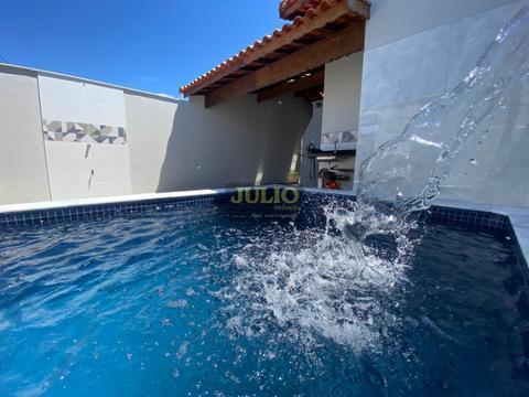 🏡 Casa com Piscina e Varanda Gourmet em Loty – Itanhaém/SP | 2 Dorms (1 Suíte) R$ 369.900