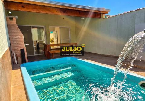 Casa à venda em Mongaguá, Jd Praia Grande, com 3 quartos, com 126 m²