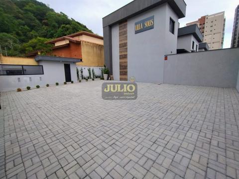 Sobrado à venda em Itanhaém, Praia do Sonho, com 2 suítes, com 82.81 m², Villa Solis