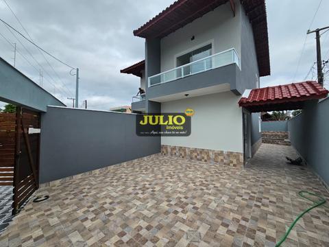 Sobrado à venda em Mongaguá, Jussara, com 2 quartos, com 73.2 m²